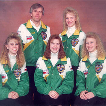 Amber Holland 1992 Pepsi Canadian Junior Womens Championship Team