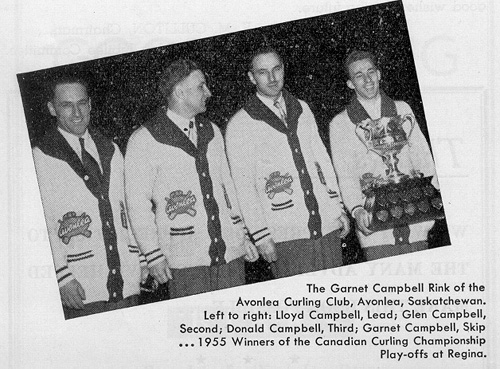 1955 Garnet Campbell Team 3