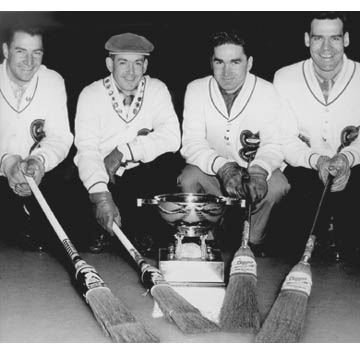Ernie Richardson  1959,60 & 62 Macdonald Brier & World Championships Team
