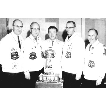 Don Wilson 1968 Canadian Senior Mens Championship Team