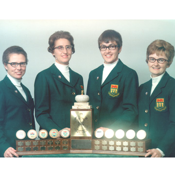 Joyce McKee 1969 Canadian Ladies Assoc Championship Team