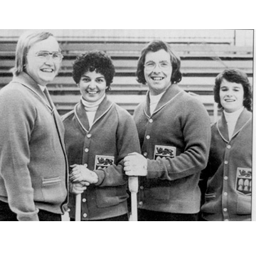 Rick Folk 1974 Canadian Seagram Mixed Championship Team
