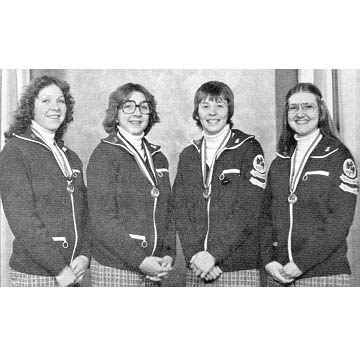 Colleen Rudd 1976 Canadian Girls Championship Team
