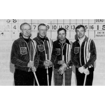Terry McGeary 1980 Canadian Senior Mens Championship Team