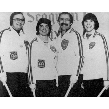 Rick Folk 1983 Canadian Seagram Mixed Championship Team