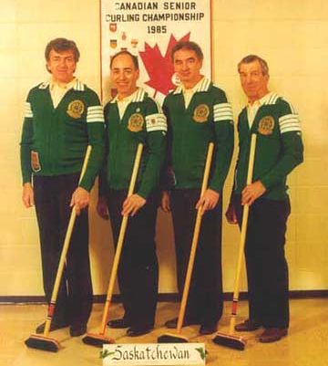 Frank Scheirich 1985 Canadian Senior Mens Championship Team