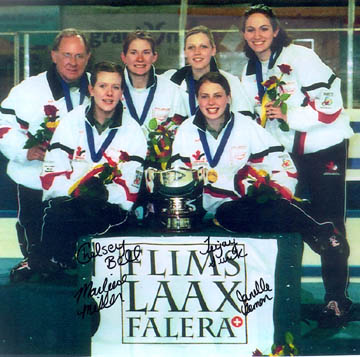 Marliese Miller 2003 Canadian & World Junior Womens Championship Team