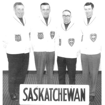 Bob Pickering 1968, 1970-71 Macdonald Tankard Mens Provincial Championships Team