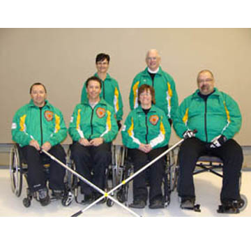 Darwin Bender 2012 National Wheelchair Curling Championship Team