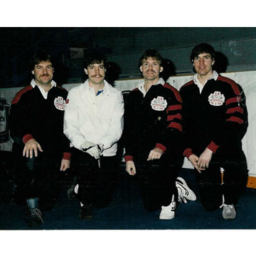 Lyle Muyres 1986 Labatt Tankard Mens Provincial Championship Team