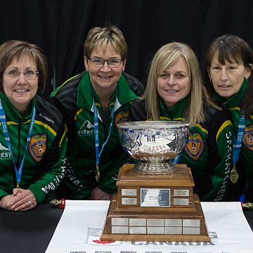 2018 Sherry Anderson Canadian Senior Women’s Curling Championship Team